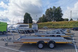 Brian James Car Hauler biltransportere på rad