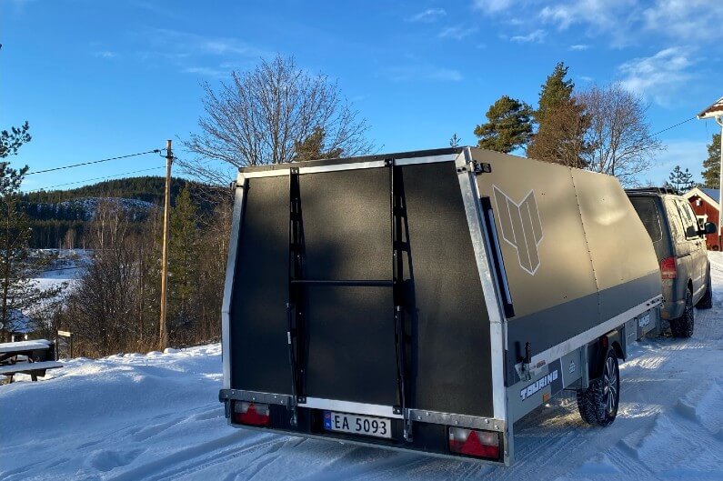 4P Touring Snøscooter-tillhenger B