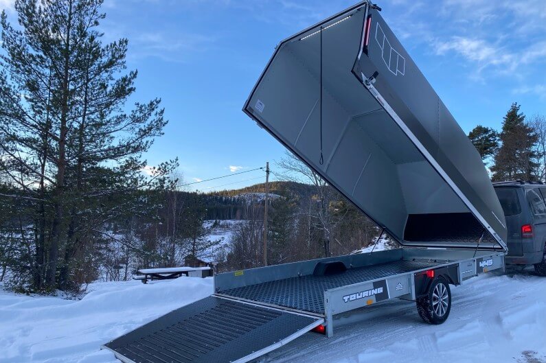 4P Touring Snøscooter-tillhenger E