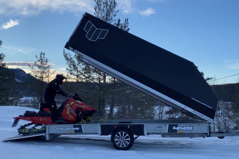 4P Touring Snøscooter-tillhenger F