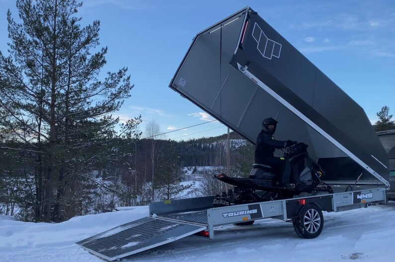 4P Touring Snøscooter-tillhenger G