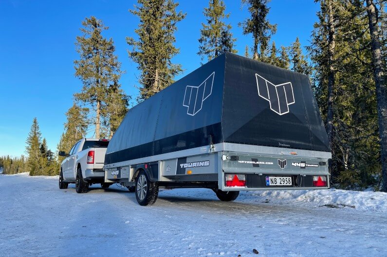 4P Touring snøscooter- tilhenger L