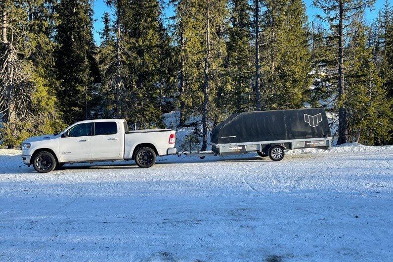 4P Touring snøscooter- tilhenger O