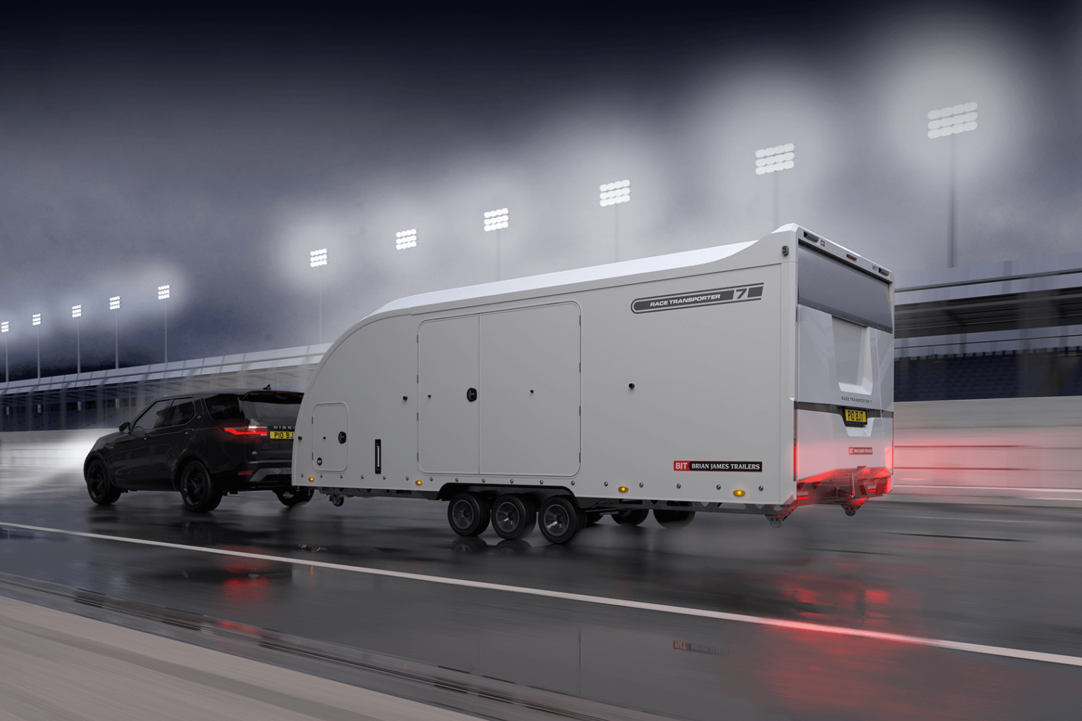 Brian James Race Transporter 7 er en lukket biltransporter