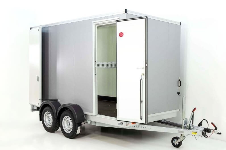 Wiks Box Trailer TK isolert skaphenger med sidedør som tilleggsutstyr L