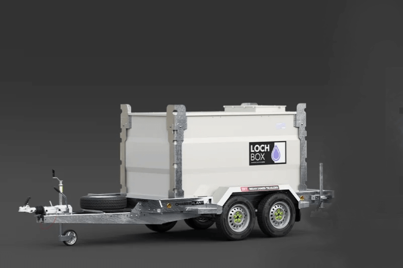 Brian James Chassis Plant tilhenger for vanntank og aggregat